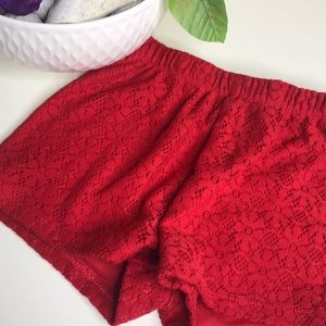 Red cute short